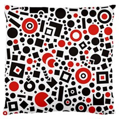 Square Object Future Modern Large Flano Cushion Case (two Sides) by danenraven