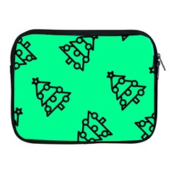 Tree With Ornaments Green Apple Ipad 2/3/4 Zipper Cases by TetiBright