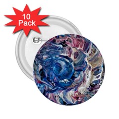 Abstract Ammonite 2 25  Buttons (10 Pack)  by kaleidomarblingart