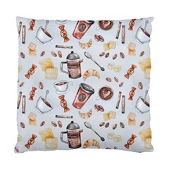 Coffee Coffeemania Caffeine Standard Cushion Case (two Sides) by Wegoenart