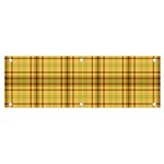 Plaid Banner and Sign 6  x 2  Front