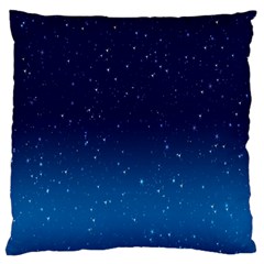 Stars-1 Large Flano Cushion Case (one Side) by nateshop