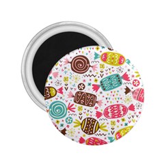 Candy Background Cartoon 2 25  Magnets by Jancukart