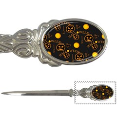 Halloween Background Pattern Letter Opener by Ravend