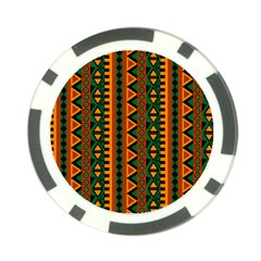 African Pattern Texture Poker Chip Card Guard by Ravend