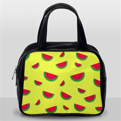 Watermelon Pattern Wallpaper Classic Handbag (one Side) by Wegoenart