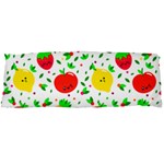 Pattern Fruit Fruits Orange Green Body Pillow Case Dakimakura (Two Sides) Front