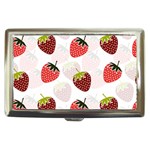 Strawberry Pattern Background Cigarette Money Case Front