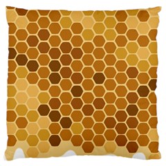 Honey Nature Bee Cute Wax Beeswax Large Flano Cushion Case (two Sides) by danenraven