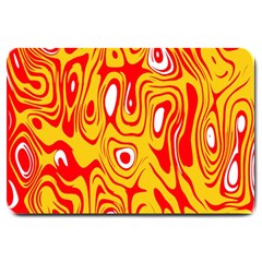 Red-yellow Large Doormat  by nateshop