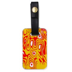 Red-yellow Luggage Tag (one Side) by nateshop