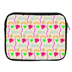 Geometric Shape Pattern Shapes Apple Ipad 2/3/4 Zipper Cases by Wegoenart