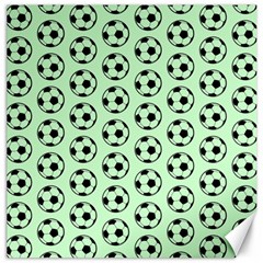 Pattern Ball Soccer Background Canvas 16  X 16  by Wegoenart