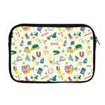 Pattern School Bag Pencil Triangle Apple MacBook Pro 17  Zipper Case Front