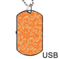 Illustration Abstract Pattern Seamless Dog Tag Usb Flash (one Side) by Ravend