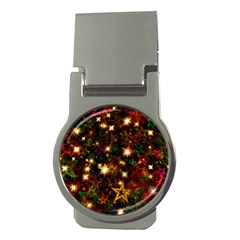 Christmas Xmas Stars Star Advent Background Money Clips (round)  by Ravend