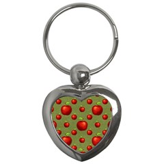 Apples Key Chain (heart) by nateshop