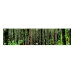 Forest Woods Nature Landscape Tree Banner And Sign 4  X 1  by Celenk