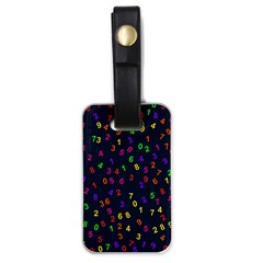 Number Digit Learning Education Luggage Tag (one Side) by Wegoenart