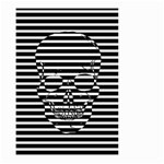 Striped-skull Demonic Skulls-stripe Small Garden Flag (Two Sides) Front