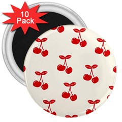 Cherries 3  Magnets (10 Pack)  by nateshop