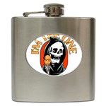 Halloween Hip Flask (6 oz) Front