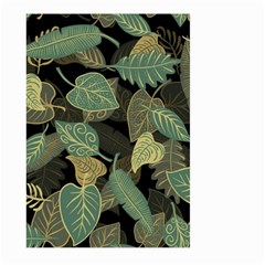 Autumn Fallen Leaves Dried Leaves Large Garden Flag (two Sides) by Ravend