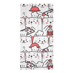 Cute-cat-chef-cooking-seamless-pattern-cartoon Shower Curtain 36  X 72  (stall)  by Jancukart