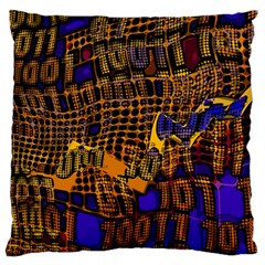 Binary Code Transformation Standard Flano Cushion Case (one Side) by Wegoenart