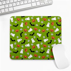 Pattern Seamless Halloween Fall Large Mousepad by Wegoenart