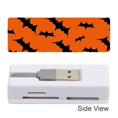 Halloween Card With Bats Flying Pattern Memory Card Reader (stick) by Wegoenart