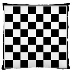 Chess Board Background Design Large Flano Cushion Case (two Sides) by Wegoenart