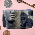 Men Taking Photos Of Greek Goddess Large Coin Purse Back