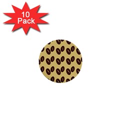 Coffee Beans 1  Mini Buttons (10 Pack)  by ConteMonfrey