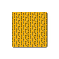 Yellow Lemon Branches Garda Square Magnet by ConteMonfrey