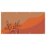 ORANGE PATTERN Banner and Sign 8  x 4  Front