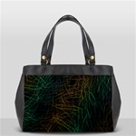 Background Pattern Texture Design Oversize Office Handbag (2 Sides) Back