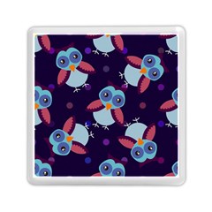 Owl Pattern Background Memory Card Reader (square) by Wegoenart