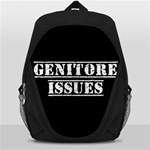 Genitore Issues  Backpack Bag Front