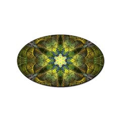 Fractal Fantasy Design Background Sticker (oval) by Wegoenart