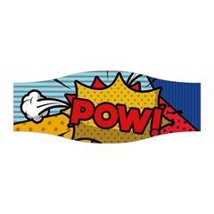 Pow Word Pop Art Style Expression Vector Stretchable Headband by Wegoenart