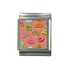 Doughnut Doodle Colorful Seamless Pattern Italian Charm (13mm) by Wegoenart