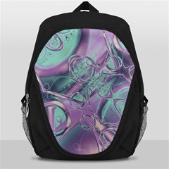 Illustration Fractal Pattern Modern Art Digital Backpack Bag by Ravend