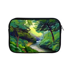 Landscape Illustration Nature Painting Apple Ipad Mini Zipper Cases by Wegoenart