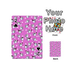 Coffee Chocolate Milk Drink Hot Playing Cards 54 Designs (mini) by Wegoenart