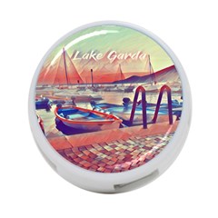 Boats On Lake Garda 4-port Usb Hub (two Sides) by ConteMonfrey