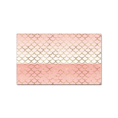 Mermaid Ombre Scales  Sticker (rectangular) by ConteMonfrey