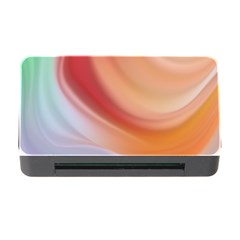 Gradient  Orange Green Red Memory Card Reader With Cf by ConteMonfrey