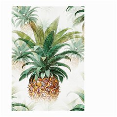 Pineapple Pattern Background Seamless Vintage Small Garden Flag (two Sides) by Wegoenart