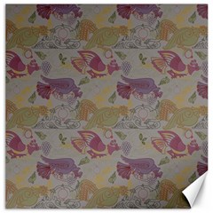 Pattern Armenian Birds Canvas 12  X 12  by Gohar